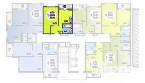 1-к квартира, вторичка, 37м2, 13/18 этаж