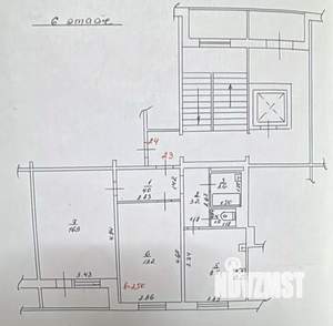 2-к квартира, вторичка, 50м2, 6/10 этаж