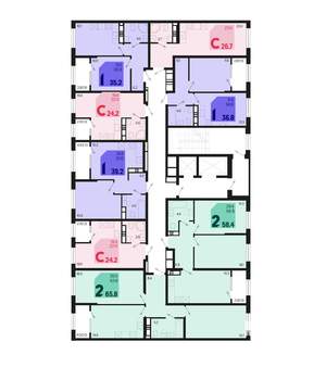 1-к квартира, вторичка, 37м2, 9/18 этаж