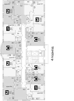 Студия квартира, вторичка, 30м2, 2/16 этаж