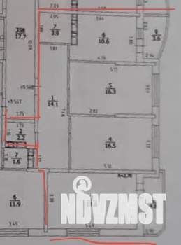 3-к квартира, вторичка, 82м2, 4/25 этаж