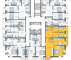 3-к квартира, строящийся дом, 103м2, 12/16 этаж