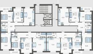 2-к квартира, вторичка, 60м2, 2/19 этаж