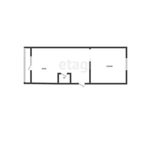 1-к квартира, вторичка, 51м2, 8/21 этаж