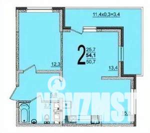 2-к квартира, вторичка, 54м2, 9/19 этаж