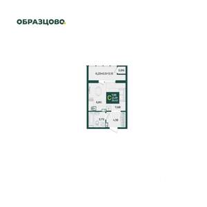 Студия квартира, вторичка, 26м2, 8/18 этаж