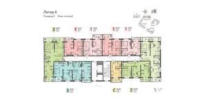 1-к квартира, вторичка, 34м2, 9/18 этаж