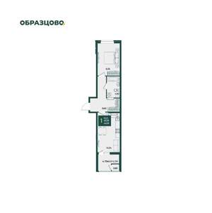 1-к квартира, вторичка, 44м2, 18/18 этаж