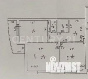 2-к квартира, вторичка, 79м2, 5/17 этаж