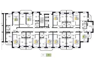 2-к квартира, вторичка, 68м2, 3/19 этаж