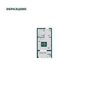 Студия квартира, вторичка, 27м2, 2/18 этаж