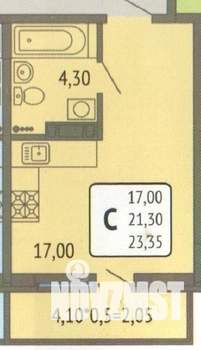 Студия квартира, вторичка, 25м2, 11/13 этаж