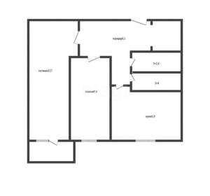 2-к квартира, вторичка, 43м2, 3/16 этаж