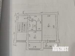 1-к квартира, вторичка, 39м2, 3/6 этаж