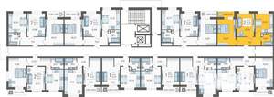 2-к квартира, вторичка, 50м2, 6/16 этаж