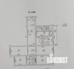 3-к квартира, вторичка, 79м2, 10/17 этаж