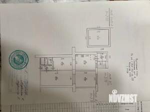 3-к квартира, вторичка, 62м2, 1/9 этаж