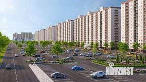 3-к квартира, строящийся дом, 65м2, 4/16 этаж
