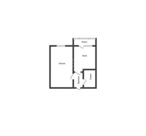 1-к квартира, вторичка, 35м2, 8/8 этаж