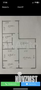 2-к квартира, вторичка, 49м2, 5/5 этаж