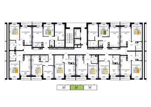 1-к квартира, вторичка, 40м2, 13/16 этаж