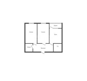 2-к квартира, вторичка, 58м2, 9/15 этаж