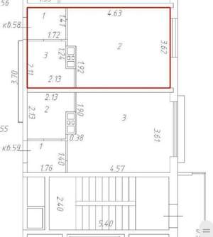 Студия квартира, вторичка, 24м2, 6/16 этаж