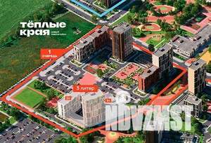 2-к квартира, вторичка, 50м2, 1/18 этаж