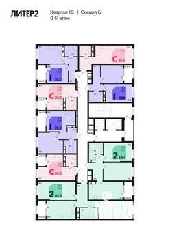 1-к квартира, вторичка, 35м2, 8/18 этаж