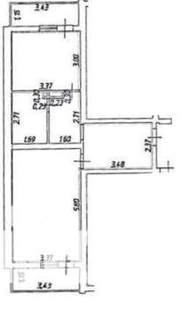 1-к квартира, вторичка, 47м2, 1/16 этаж
