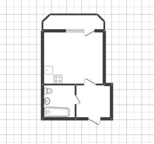 Студия квартира, вторичка, 23м2, 20/22 этаж