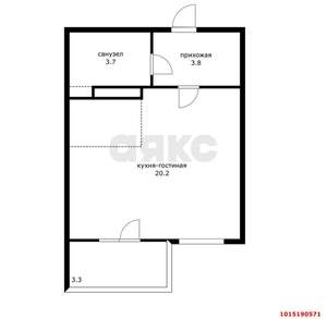 Студия квартира, вторичка, 30м2, 10/24 этаж