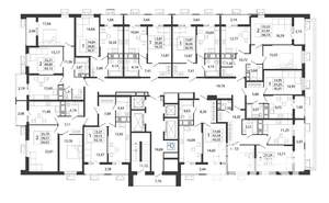 2-к квартира, строящийся дом, 64м2, 3/24 этаж