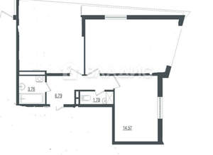 2-к квартира, вторичка, 60м2, 14/19 этаж