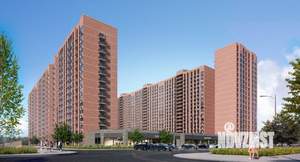 1-к квартира, строящийся дом, 51м2, 13/16 этаж