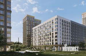 2-к квартира, строящийся дом, 50м2, 15/18 этаж