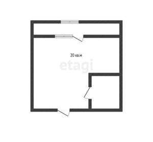 Студия квартира, сданный дом, 21м2, 15/24 этаж