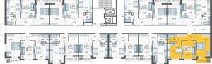 2-к квартира, вторичка, 52м2, 2/16 этаж