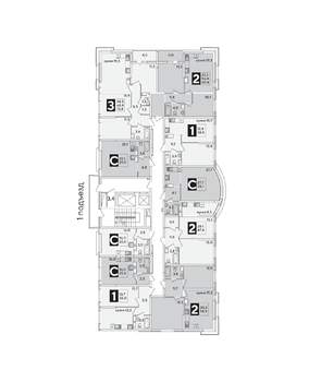 3-к квартира, вторичка, 73м2, 10/16 этаж