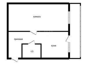 1-к квартира, вторичка, 37м2, 5/6 этаж