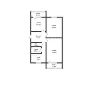 3-к квартира, вторичка, 70м2, 4/5 этаж