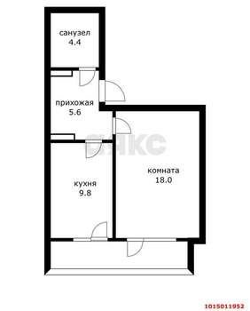 1-к квартира, вторичка, 41м2, 5/17 этаж