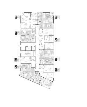 2-к квартира, строящийся дом, 55м2, 19/19 этаж