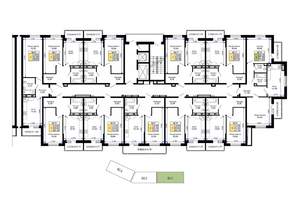 2-к квартира, вторичка, 71м2, 5/15 этаж