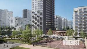 1-к квартира, строящийся дом, 36м2, 7/18 этаж