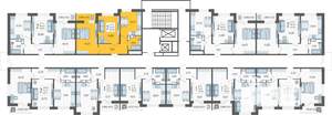 2-к квартира, вторичка, 51м2, 14/16 этаж