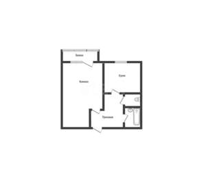 1-к квартира, вторичка, 34м2, 3/9 этаж