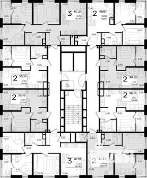 2-к квартира, вторичка, 36м2, 14/18 этаж
