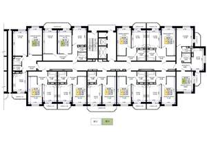 1-к квартира, вторичка, 45м2, 19/19 этаж