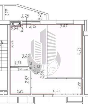1-к квартира, вторичка, 42м2, 20/21 этаж